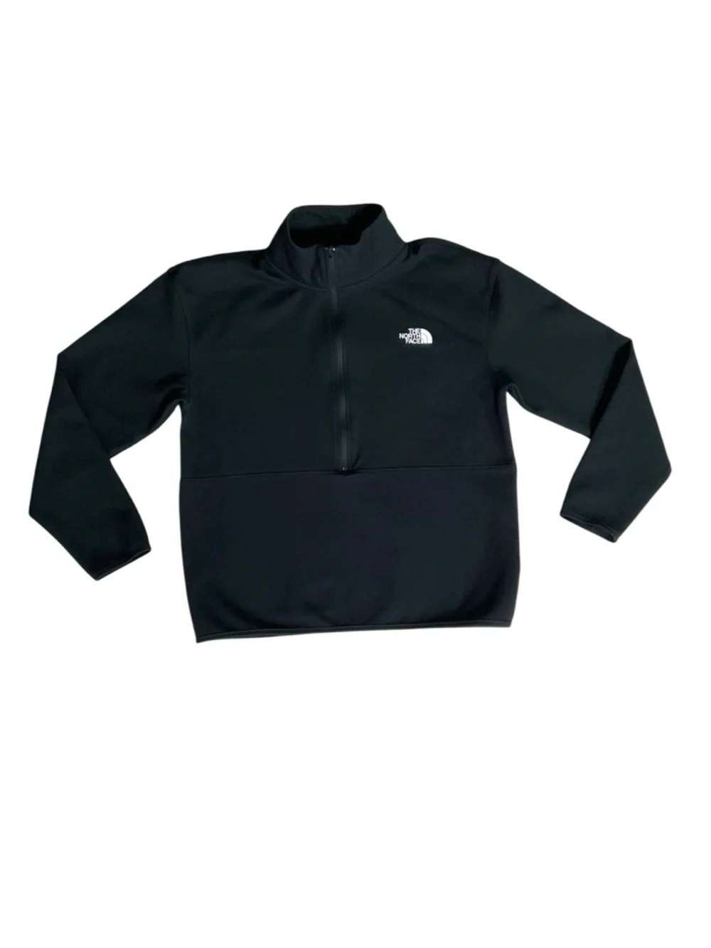 The North Face Double Knit 1/2 Zip Pullover Black Men Large like New